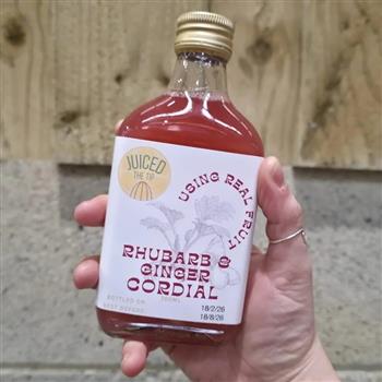 Rhubarb & Ginger Cordial - thumbnail 0