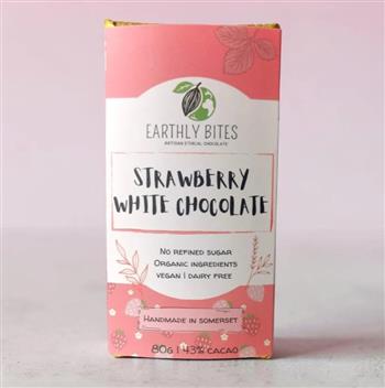 Strawberry White Chocolate Bar - thumbnail 2