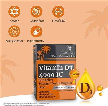 Vitamin D3 4000 IU Tablets - thumbnail 3