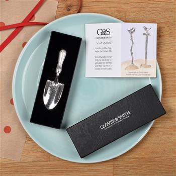 Garden Trowel Small Pewter Sugar Spoon - thumbnail 0