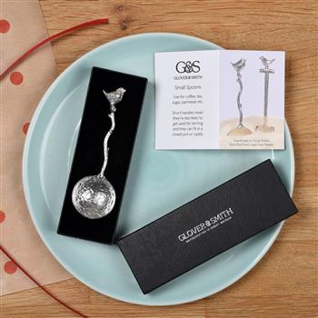 Wren Small Pewter Sugar Spoon - thumbnail 5