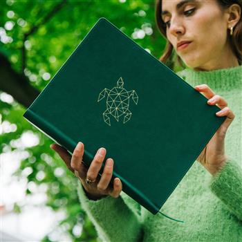 Green Turtle A4 Journal Notebook - thumbnail 4