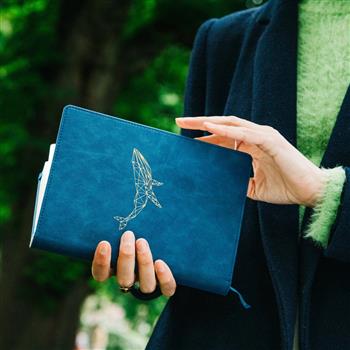 Blue Whale A5 Journal Notebook - thumbnail 3
