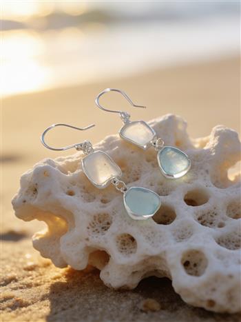 Coastal Soul Sea Glass Earrings - thumbnail 0